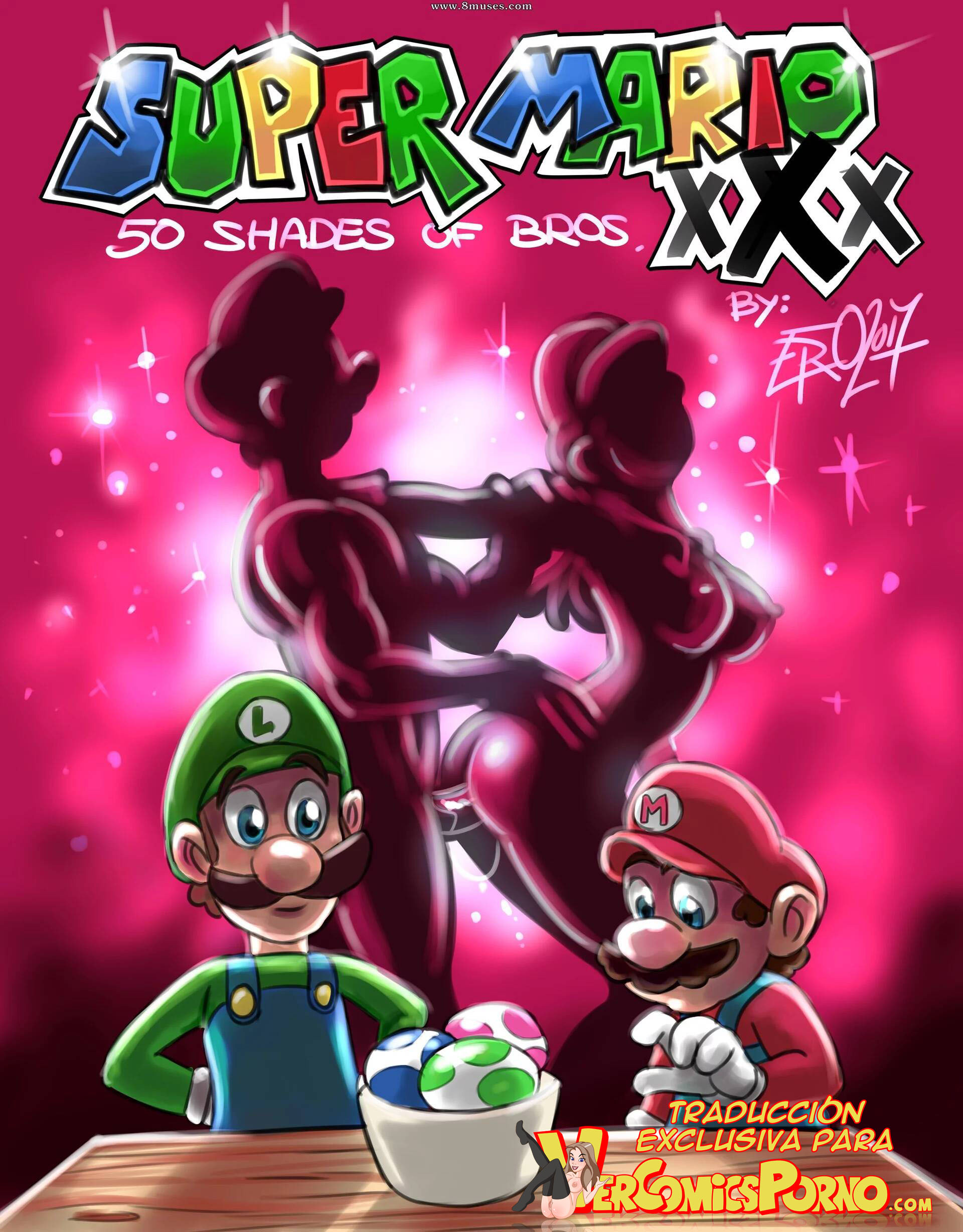 Super Mario xxx follando con Luigi - Vercomicsporno