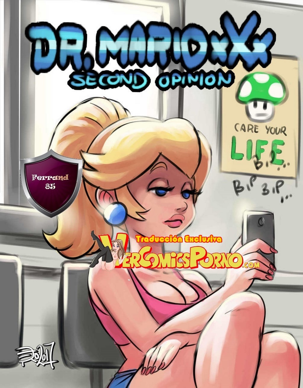 Xxxxx Bip - Dr Mario xxx y la princesa Peach follando - Vercomicsporno